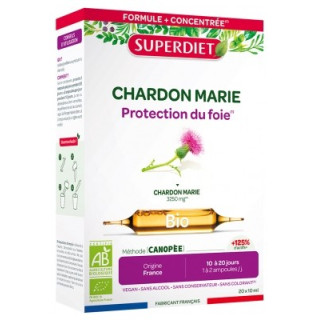 Superdiet Chardon Marie Bio - Complément alimentaire pour le foie