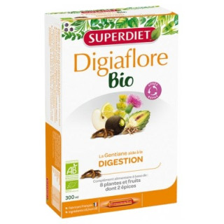Superdiet Digiaflore Bio - Complément Alimentaire pour la Digestion