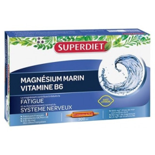 Superdiet Magnésium Marin + Vitamine B6