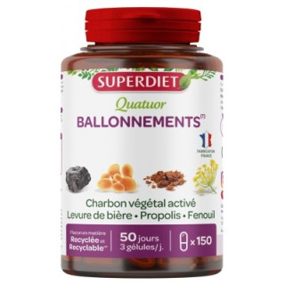 Superdiet Quatuor Ballonnements - Complément alimentaire pour digestion