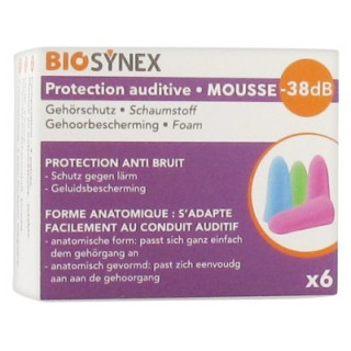 Protection auditive Biosynex Mousse 3 paires