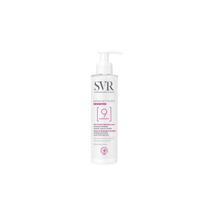Dermo-Nettoyant SVR Sensifine 200 ml pour peaux sensibles