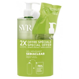 Gel nettoyant SVR Sebiaclear pour peau grasse