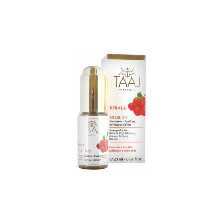 Taaj Kerala Rituel N°3 - Concentré de beauté pour peau lumineuse