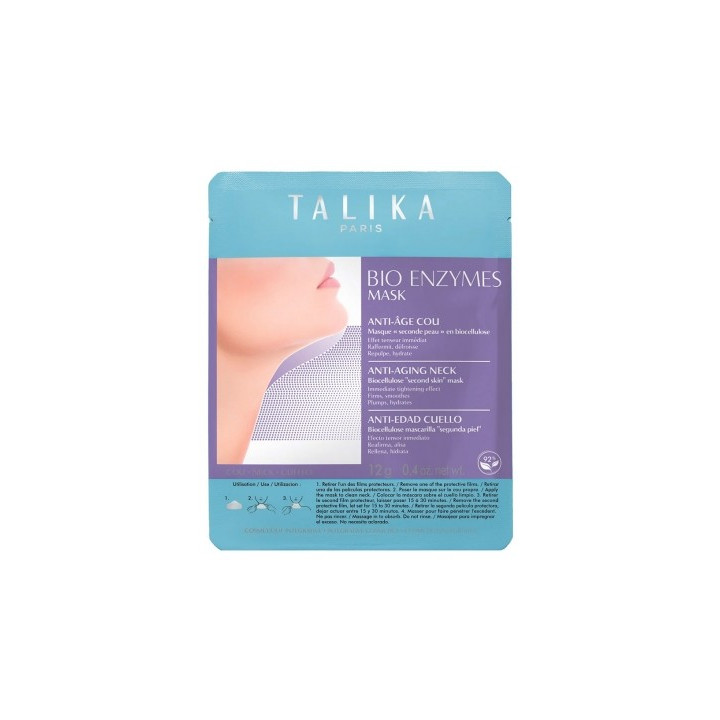 Masque anti-âge Talika Bio Enzymes Mask pour cou