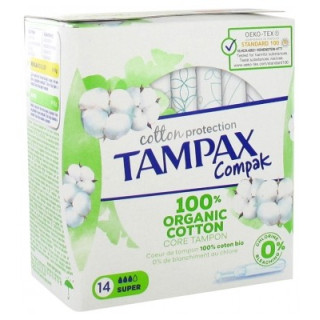 Tampons Tampax Compak Cotton Protection Super