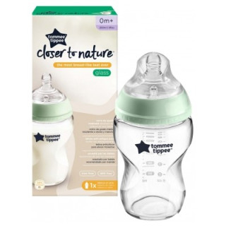 Biberon anti-colique en verre Tommee Tippee