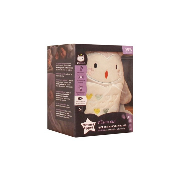 Ollie la Chouette - Peluche aide au sommeil pour bébé