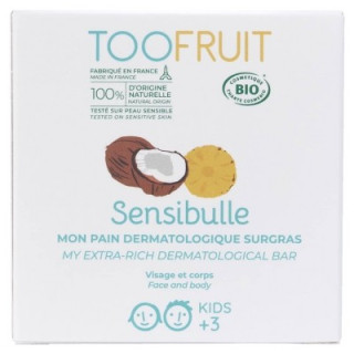 Pain dermatologique Toofruit Sensibulle Ananas Coco Bio