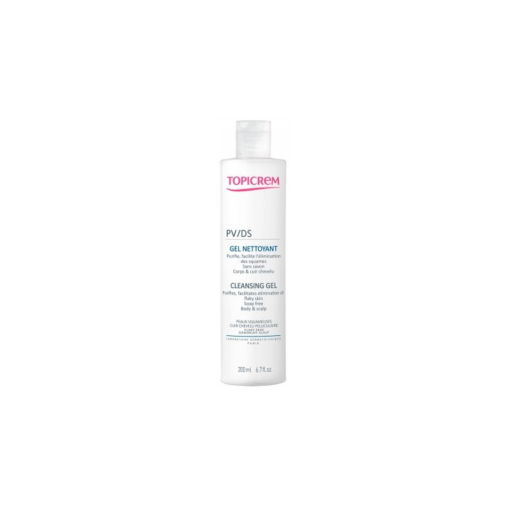 Gel Nettoyant pour peaux squameuses - Topicrem PV/DS