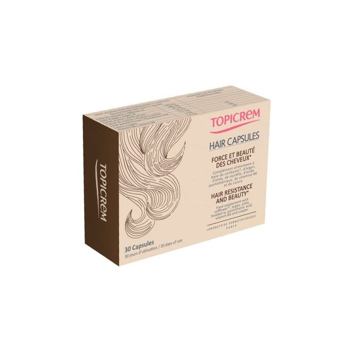 Topicrem Hair Capsules pour cheveux forts et beaux