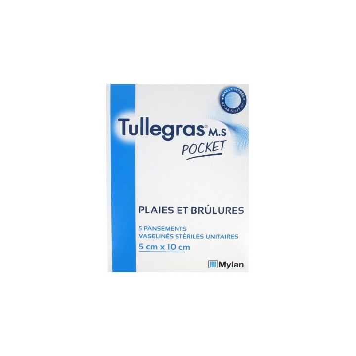 Tullegras Pocket - Pansement vaseliné stérile