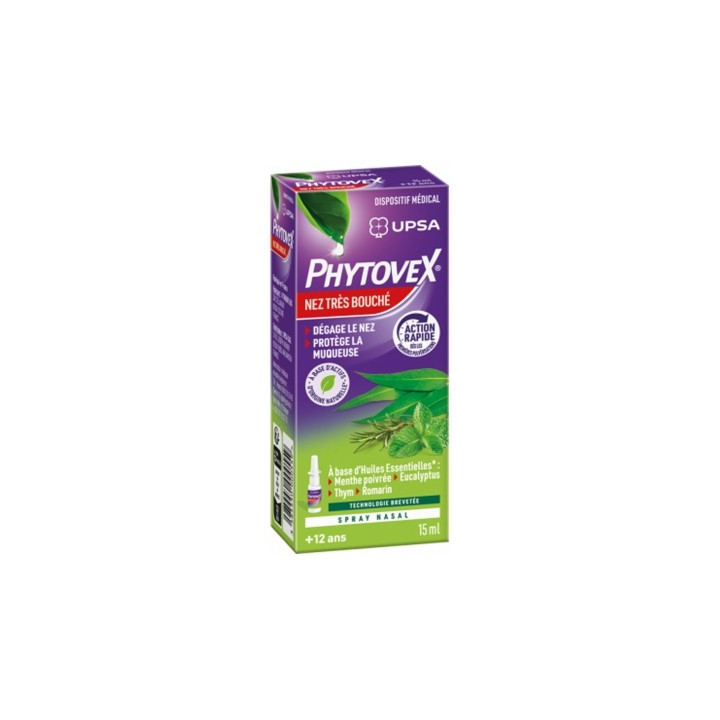 UPSA Phytovex Nez Très Bouché Spray Nasal