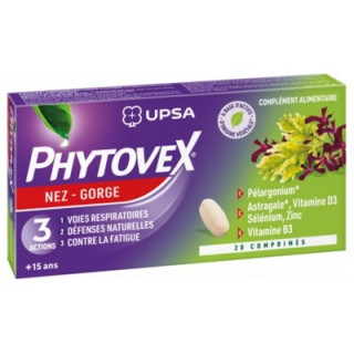 Phytovex Nez Gorge - Complément alimentaire pour les voies respiratoires