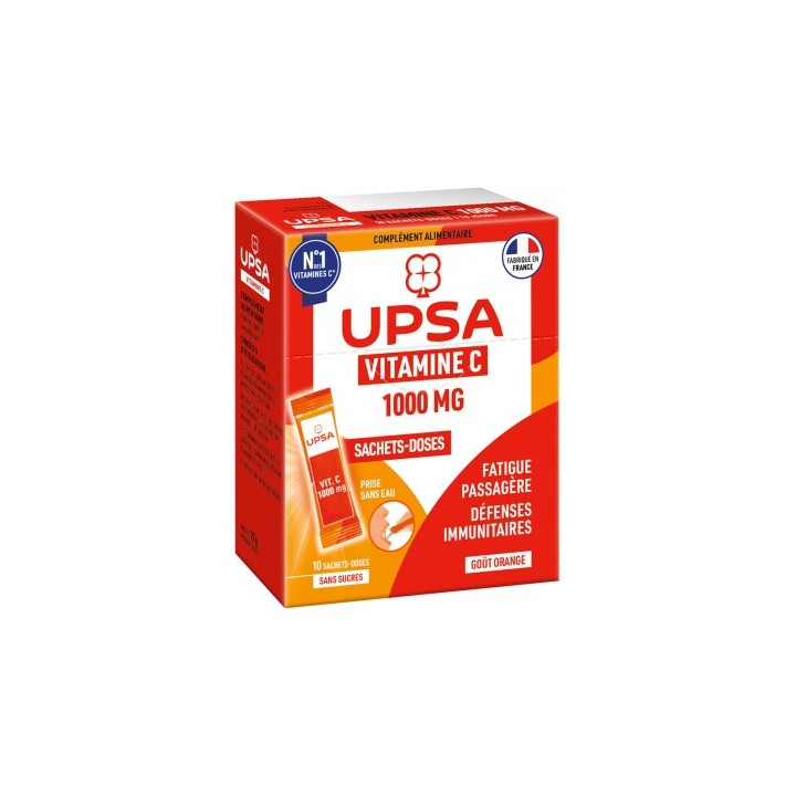 UPSA Vitamine C 1000 mg - Complément Alimentaire pour la Vitalité