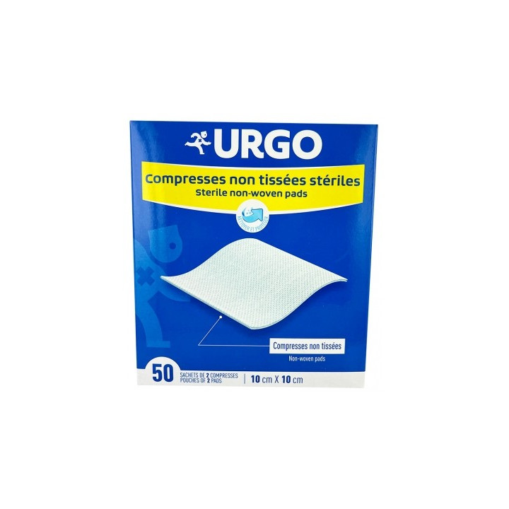 Compresses stériles non tissées Urgo 10 cm x 10 cm