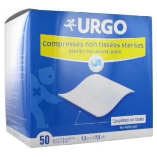 Compresses stériles Urgo 7,5 x 7,5 cm