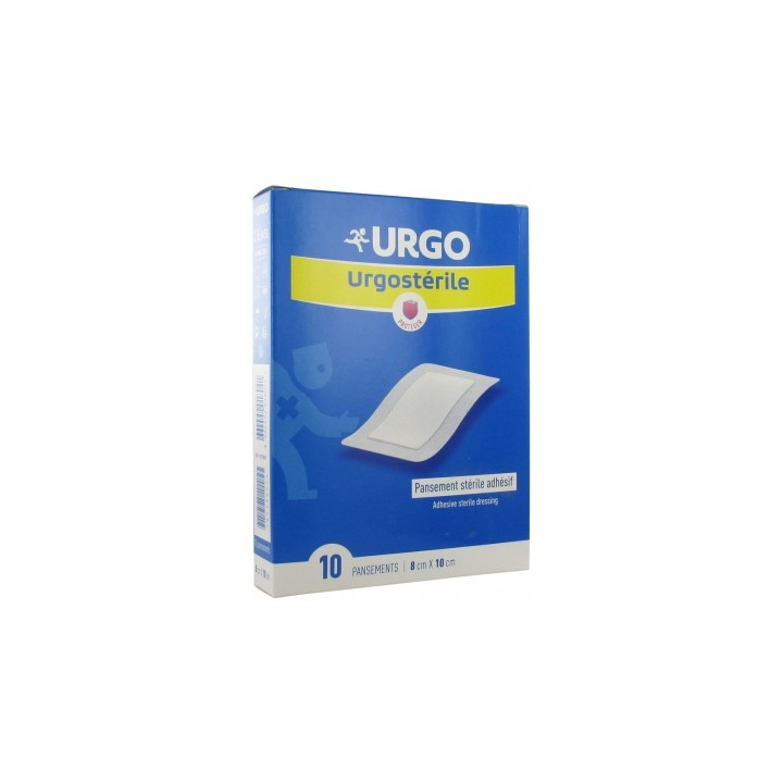Urgo Urgostérile - Pansement stérile adhésif 8 x 10 cm