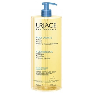 Huile Lavante Uriage 1L - Nettoyant doux pour peaux sensibles