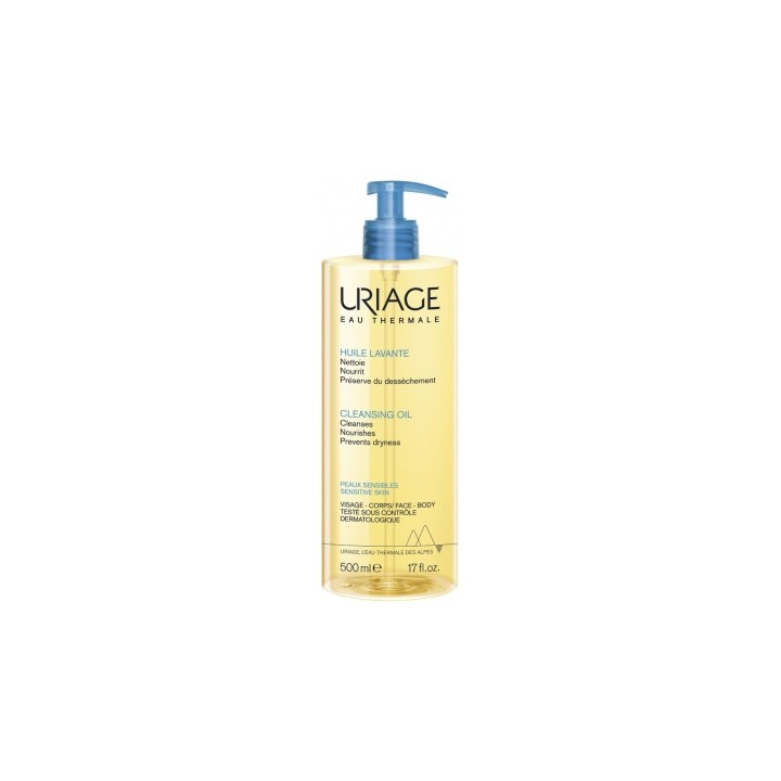 Uriage Huile Lavante 500 ml - Nettoyage doux et hydratation