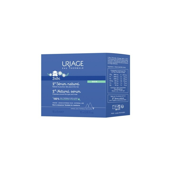 Uriage Bébé 1er Sérum Naturel - Soin doux pour bébé