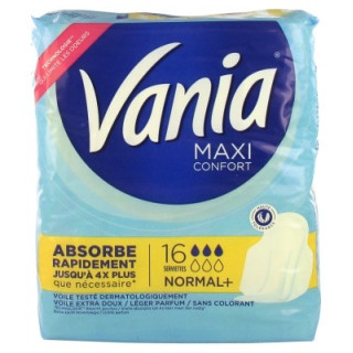 Serviettes Hygiéniques Vania Maxi Confort Normal+