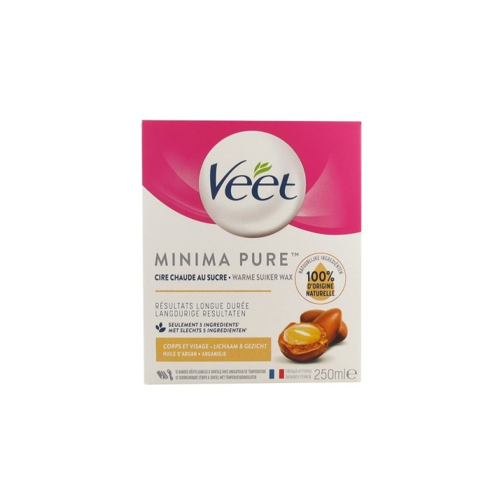 Épilation douce avec Veet Minima Cire au Sucre