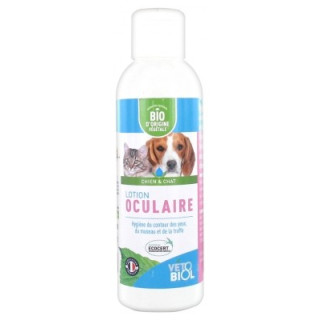 Lotion Oculaire Bio Vétobiol pour chiens et chats