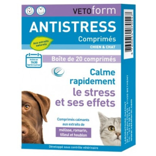 Vetoform Antistress Comprimés pour Chien et Chat