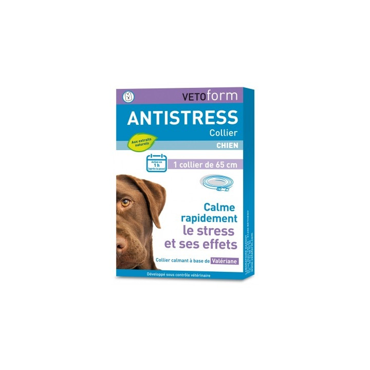 Collier anti-stress pour chien Vetoform