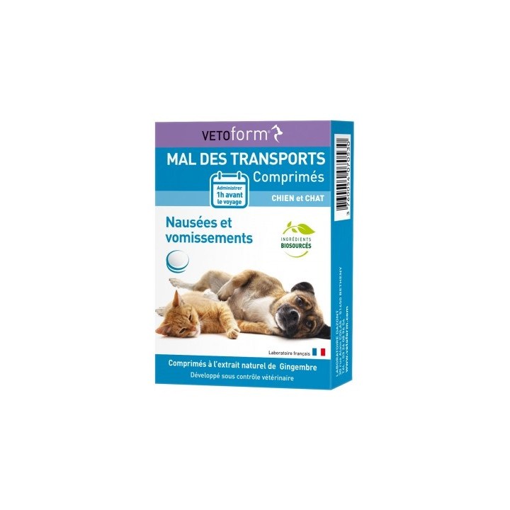 Vetoform Mal des Transports pour chien et chat