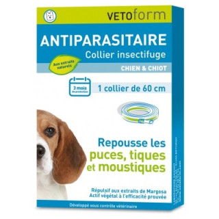 Collier antiparasitaire pour chien - Vetoform