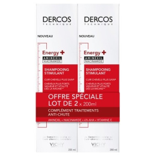 Shampooing stimulant Dercos Energy+ de Vichy