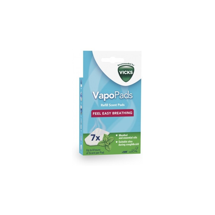 Vicks VapoPads Menthol - Soulagement Respiratoire