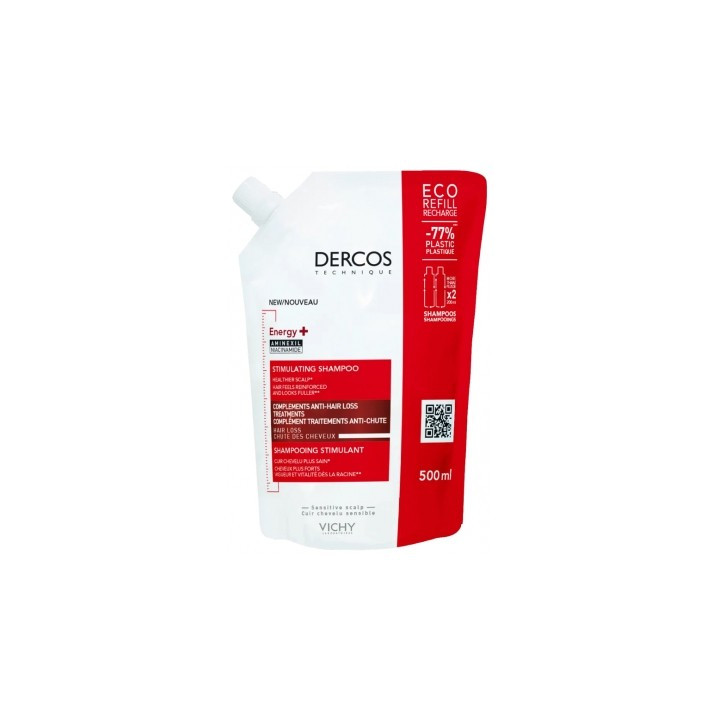 Shampooing stimulant Vichy Dercos Energy+