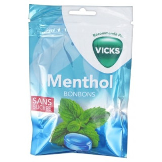 Bonbons Vicks au menthol 72g