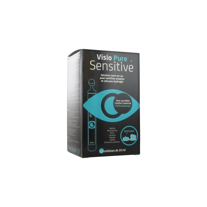 Visio Pure Sensitive Solution pour lentilles