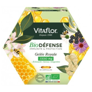 Vitaflor Gelée Royale Bio Défense+ - Complément Alimentaire