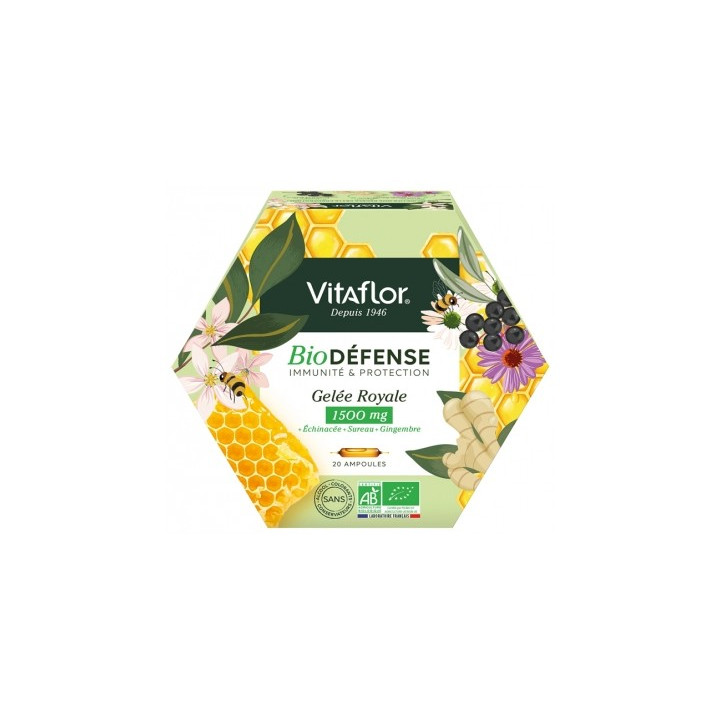 Vitaflor Gelée Royale Bio Défense+ - Complément Alimentaire