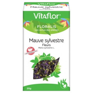 Vitaflor Fleurs de Mauve Sylvestre 20g - Infusion naturelle