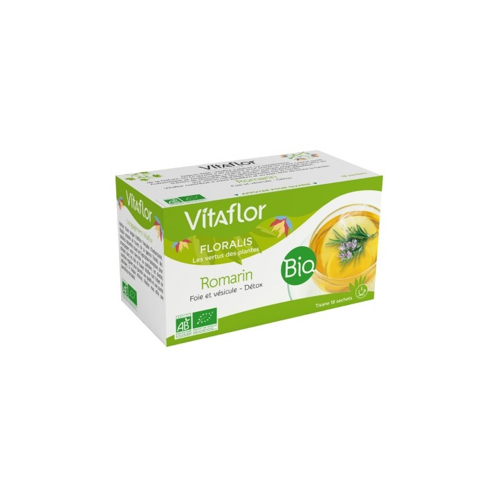 Vitaflor Romarin Bio - Tisane pour le foie et la vésicule biliaire