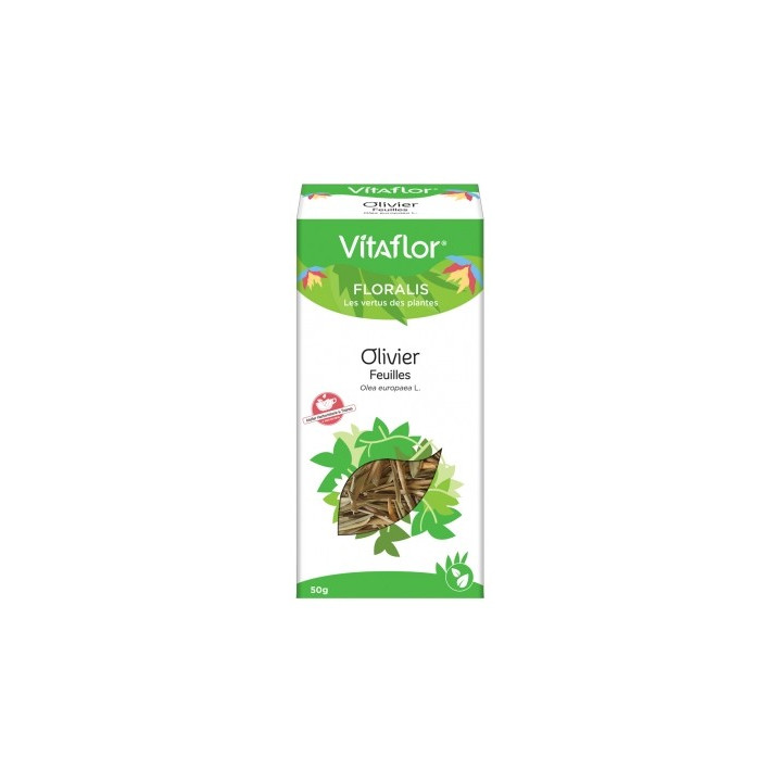 Vitaflor Feuilles d'Olivier 50 g - Infusion naturelle