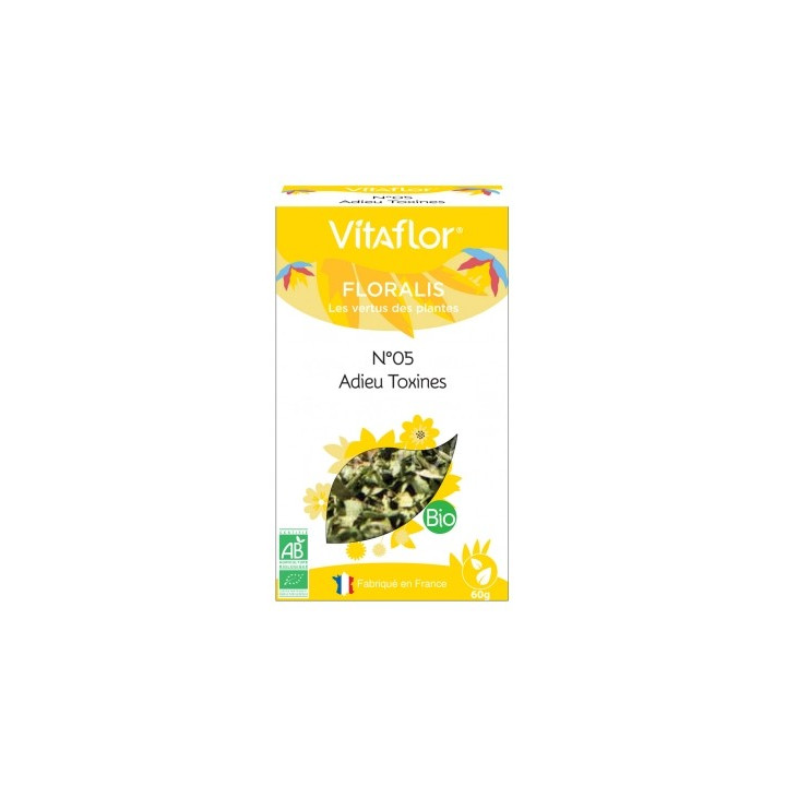 Vitaflor N°05 Adieu Toxines Bio - Infusion détoxifiante