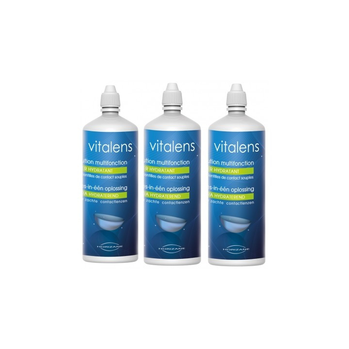 Vitalens Solution Multifonction pour Lentilles de Contact