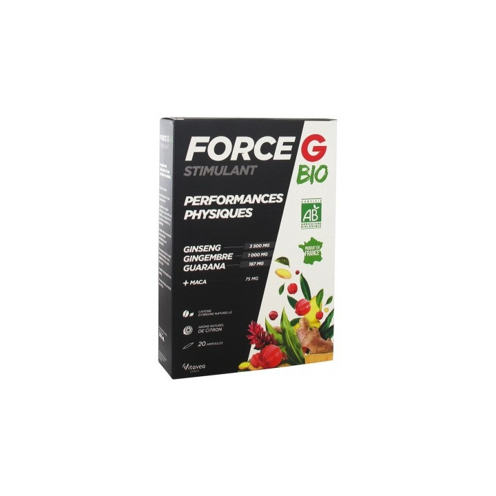 Vitavea Force G - Stimulant Naturel pour Performances Physiques