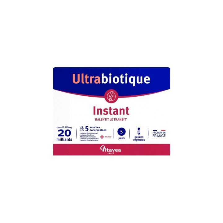 Vitavea Ultrabiotique Instant - Complément alimentaire pour transit intestinal