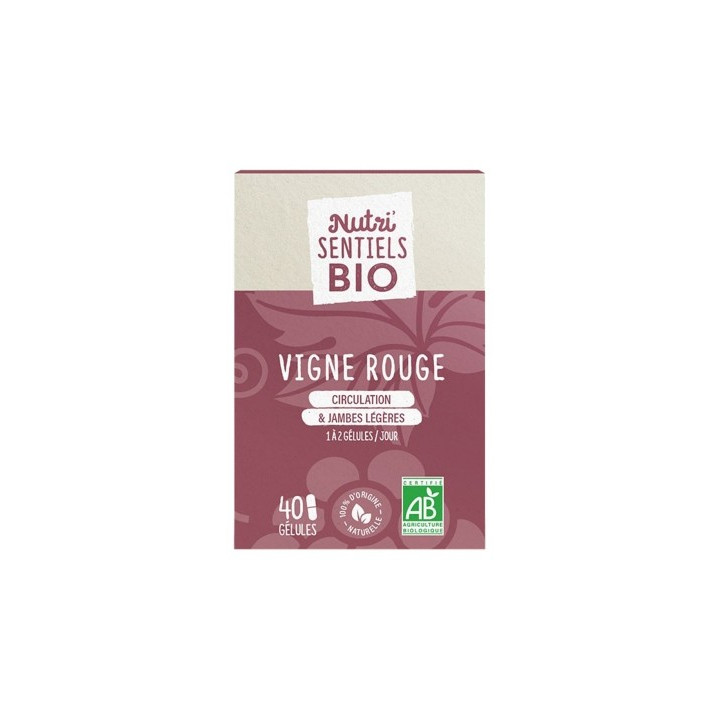 Vitavea Nutri'SENTIELS BIO Vigne Rouge - Circulation sanguine