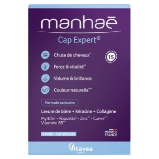 Vitavea Manhaé Cap Expert - Complément alimentaire pour cheveux