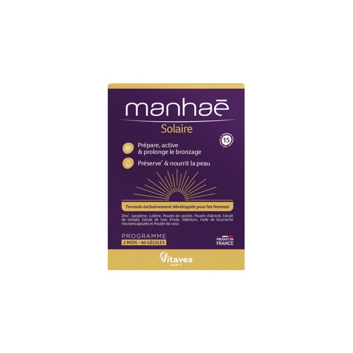 Vitavea Manhaé Solaire - Préparation solaire pour femmes