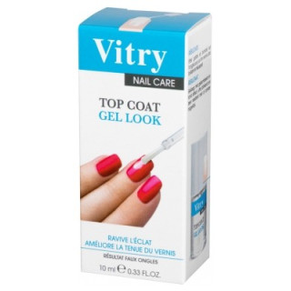 Top Coat Gel Look 10 ml - Manucure effet gel en un clin d'œil